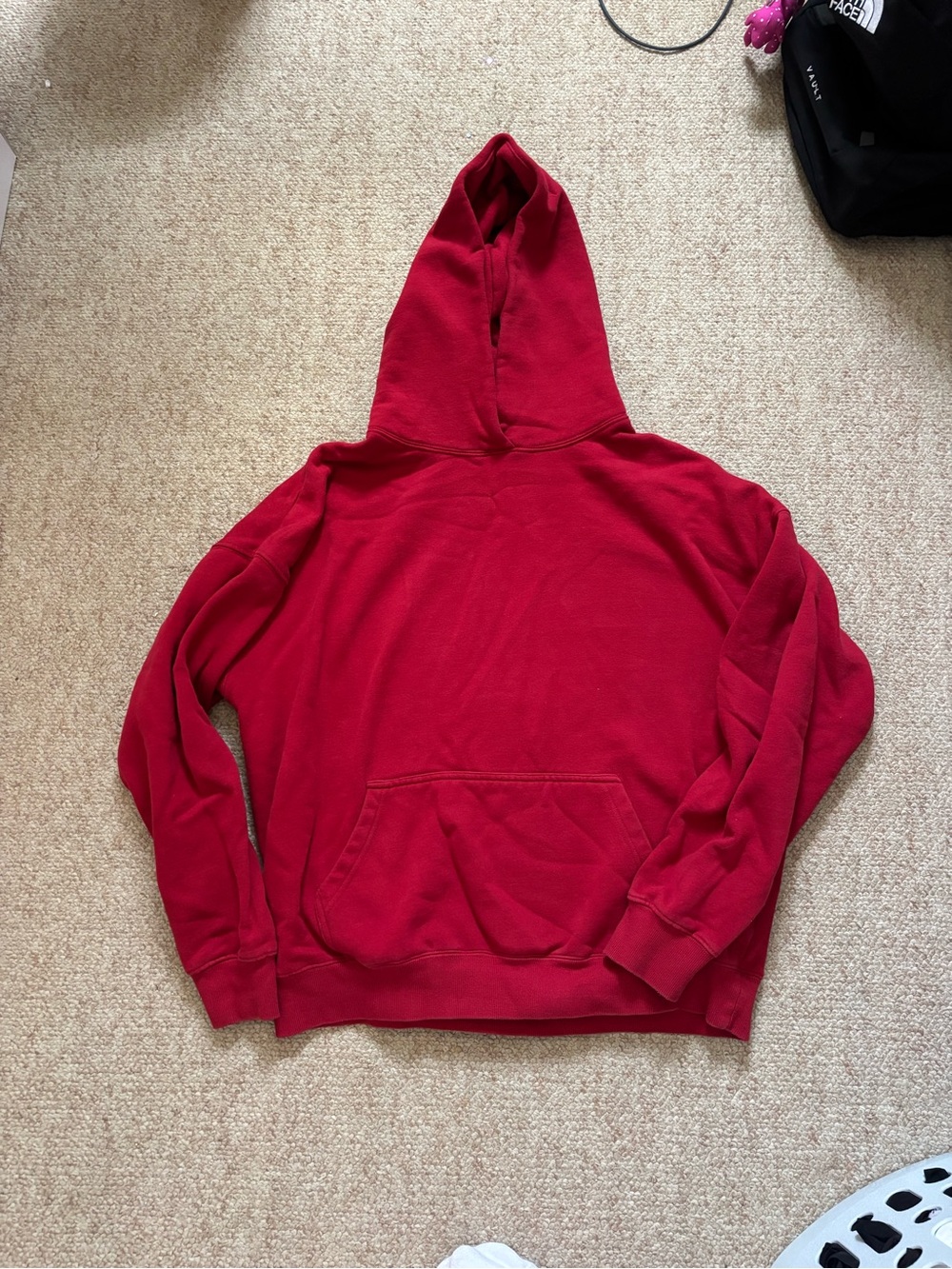 Pacsun Plain Red Pullover Hoodie